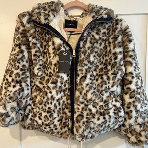 Lucky brand faux fur jacket